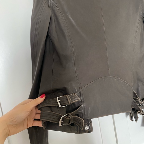 IRO Leather Jacket Sz 36 - Picture 9 of 11